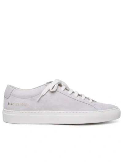 Common Projects Achilles Suede Sneakers In Nude
