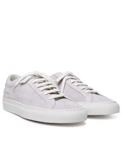 Common Projects Achilles Suede Sneakers In Nude