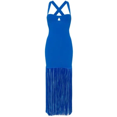 Shop Galvan Dresses In Blue
