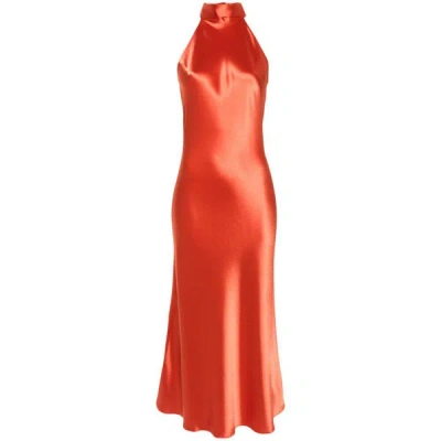 Shop Galvan Dresses In Orange