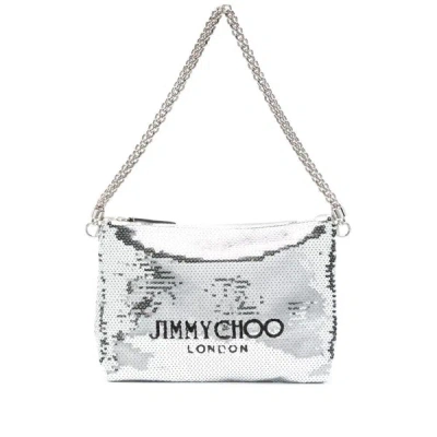 Shop Jimmy Choo Handbags In Silver