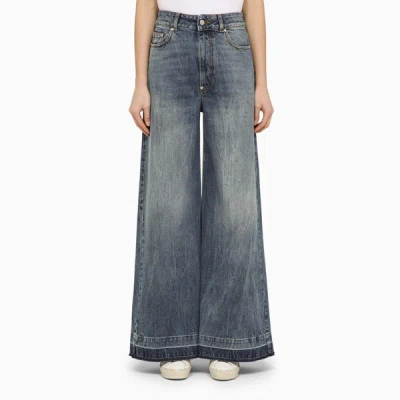 Shop Stella Mccartney Wide-leg Denim Jeans In Blue
