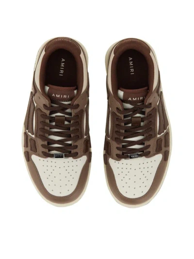Shop Amiri Sneaker Skel Top Low In Brown