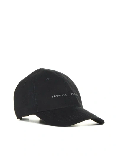 Shop Brunello Cucinelli Hats In Black