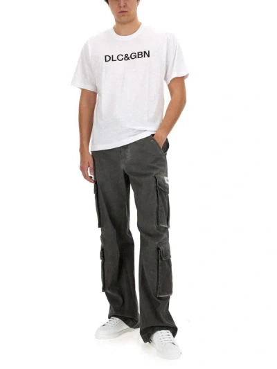 Shop Dolce & Gabbana Cargo Pants In Black