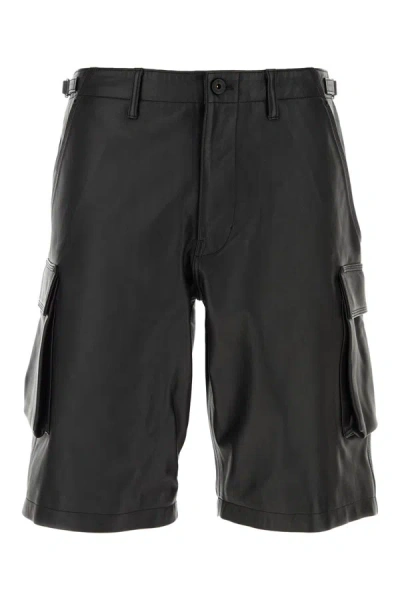 Shop Purple Denim Shorts In Black