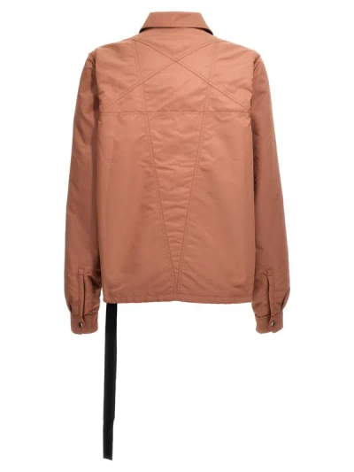 Shop Rick Owens Drkshdw 'zipfront' Jacket In Pink