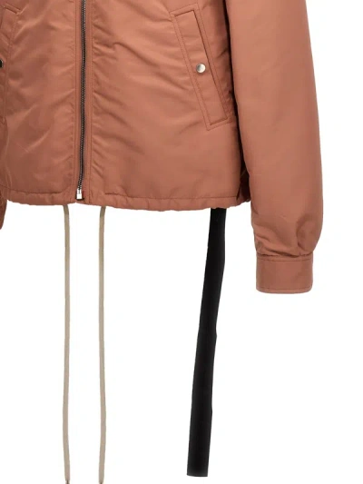 Shop Rick Owens Drkshdw 'zipfront' Jacket In Pink