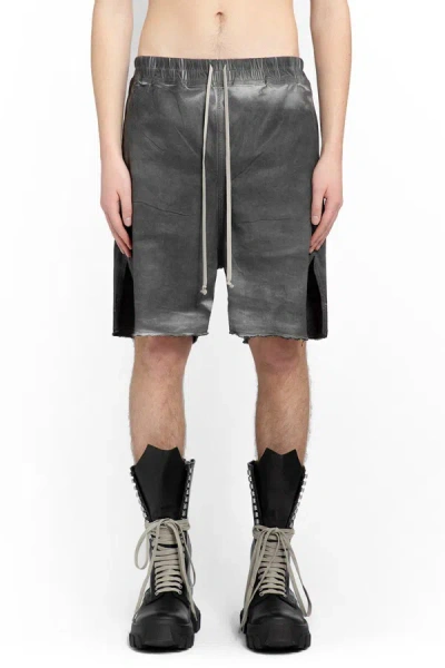 Shop Rick Owens Shorts In Grey