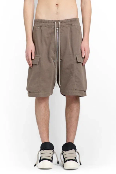 Shop Rick Owens Shorts In Brown
