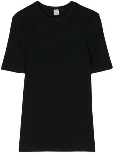 Shop Totême Tshirt In Black