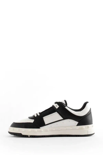 Shop Valentino Sneakers In Black&white