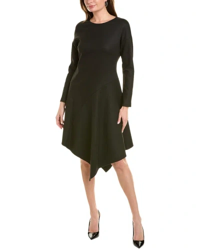 Shop Natori Double Jersey Dress In Black