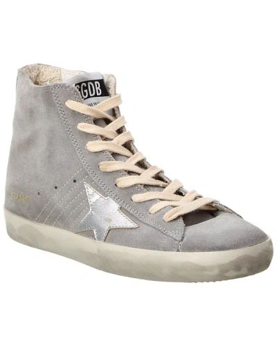 Shop Golden Goose Francy Suede Sneaker In Grey