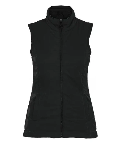 Shop Dolcezza Women's Woven Vest In Black