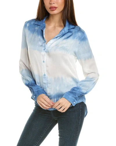 Shop Bella Dahl Button Down Shirt In Blue