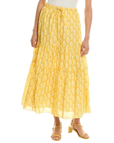 Shop Hiho Tola Maxi Skirt In Yellow