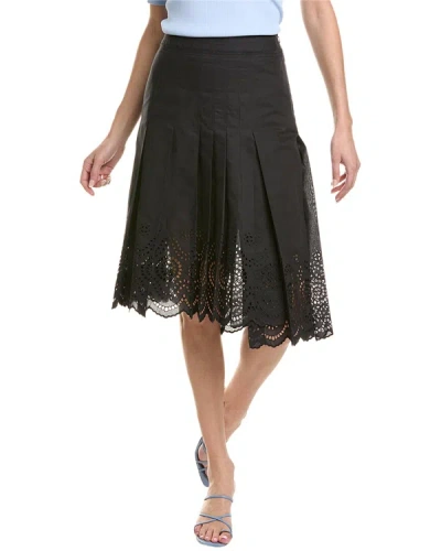 Shop Cedric Charlier Skirt In Black