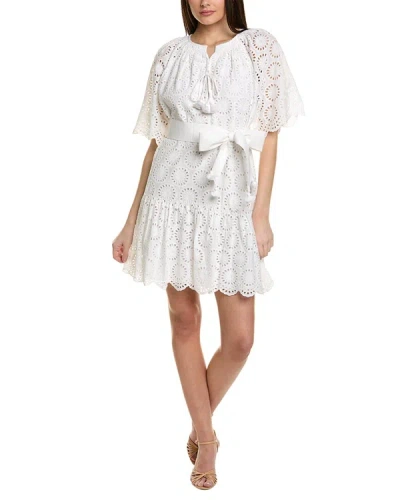Shop Figue Bria Mini Dress In White