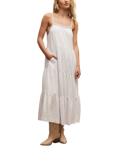 Shop Z Supply Dalilah Eyelet Midi Dress In White
