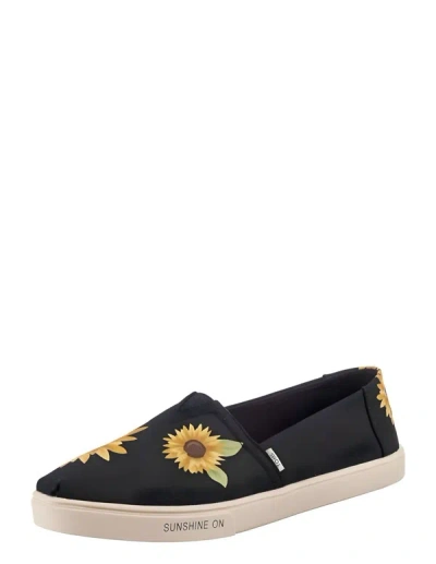 Shop Toms Alpargata Cupsole Sneaker In Black/sunflower