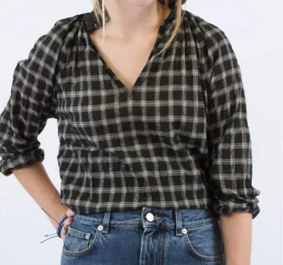 Shop A Shirt Thing Josephine Plaid Shirt In Black