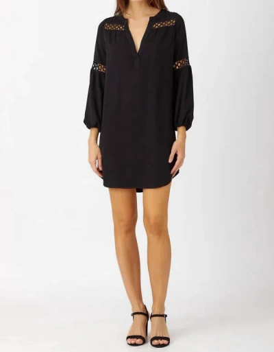 Maven West Long Sleeve Dress In Black In Black
