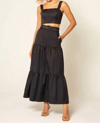 Lavender Brown Nyla Skirt In Black In Black