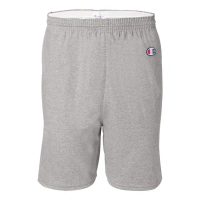 Shop Champion Cotton Jersey 6 Shorts In Grey