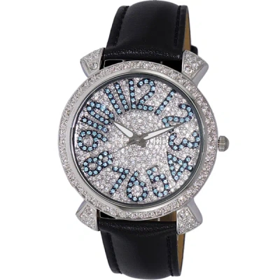 Shop Adee Kaye Men's Elegante White Dial Watch In Silver