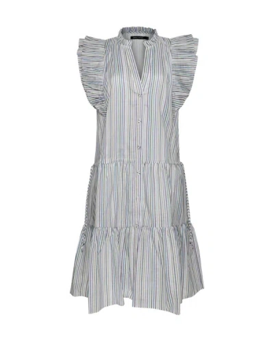 Shop Magali Pascal Louisa Mini Dress In Stripe In Multi