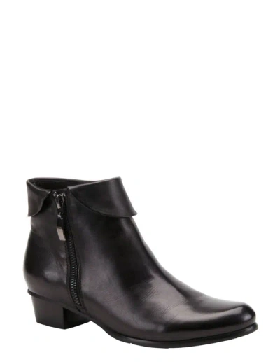 Shop Spring Step Shoes Women's Stockholm Boot In Black Leather
