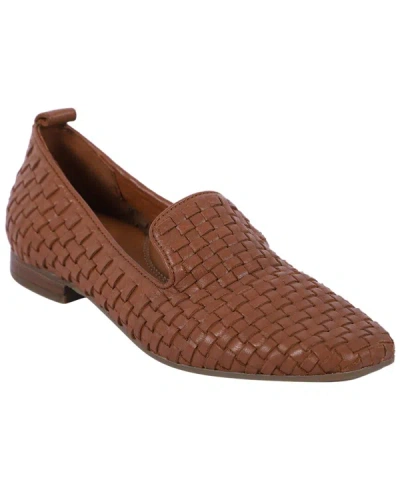 Shop Gentle Souls By Kenneth Cole Morgan Leather Flat In Brown
