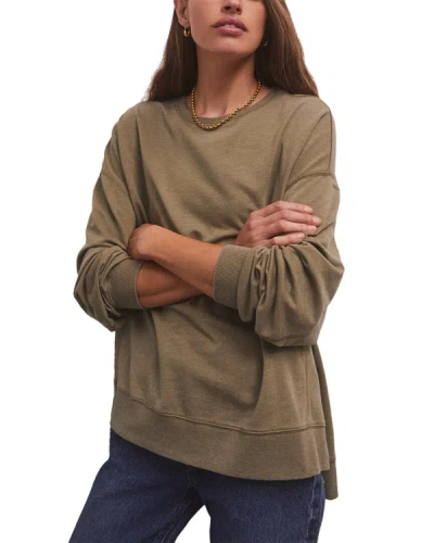 Shop Z Supply Modern Weekender Sweater In Green