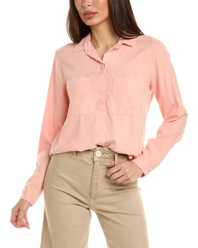 Shop Bella Dahl Classic Shirt In Pink