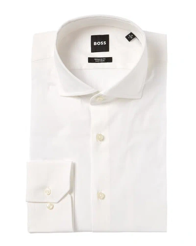 Shop Hugo Boss Regular Fit Dress Shirt In White