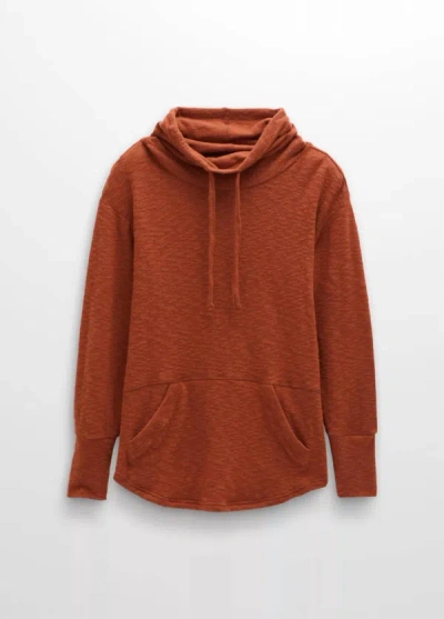 Shop Prana Frieda Top Sweater In Rust In Brown