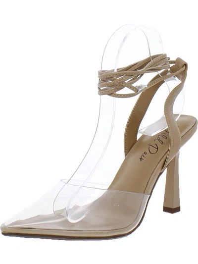 Shop Wild Pair Liberate Womens Clear Pointed Toe Pumps In White