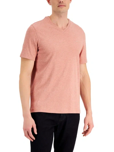 Shop Michael Kors Mens Cotton V-neck T-shirt In Multi