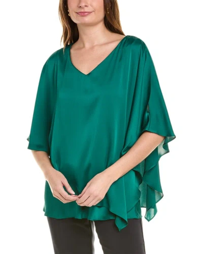 Shop Joseph Ribkoff Tiered Blouse In Green