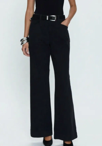 Shop Pistola Jasmine High Rise Wide Leg Trouser In Black