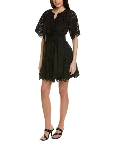 Shop Figue Bria Mini Dress In Black