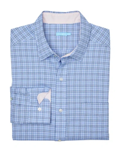 Shop J.mclaughlin J. Mclaughlin Mini Plaid Gramercy Shirt In Blue