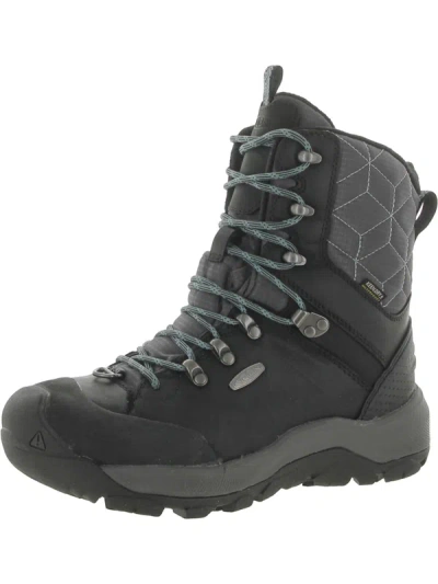 Shop Keen Womens Leather Mid-calf Winter & Snow Boots In Grey