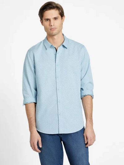 Shop Guess Factory Nolan Shirt In Blue