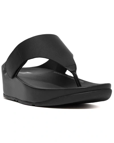 Shop Fitflop Shuv Leather Sandal In Black