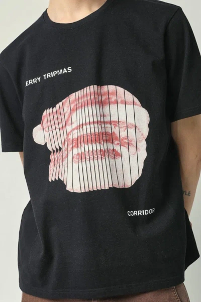 Shop Corridor Tripmas Tee In Black