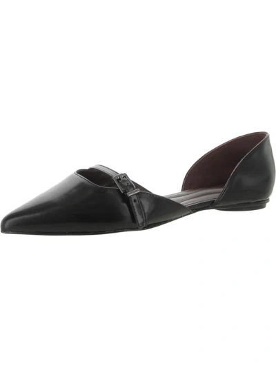 Shop Sarto Franco Sarto Holly Womens Patent Leather Slip On D'orsay In Black