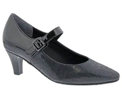 Shop Ros Hommerson Kiki Dress Shoe (wide Width) In Black Lizard In Multi