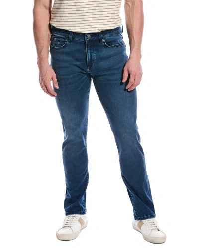 Shop Hugo Boss Delaware3-1 Medium Blue Slim Fit Jean